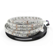 Светодиодная лента QF Premium 5050 30 LED/м 7,2 Вт/м 12В RGB (5050-30-12V) IP65, 5м