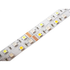 Светодиодная Микс лента QF Premium 5050 60 LED/м 14,4 Вт/м 24В (5050-60-24V-RGB+W - через 1 светодиод) IP20, 5м