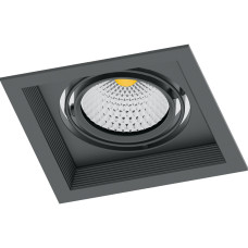 Светодиодный карданный светильник Feron AL201 1x12W 4000K 35 градусов , (41289) Черный
