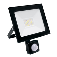 Светодиодный прожектор SAFFIT с выносным датчиком SFL80-30 IP65 30W 6400K (29523) Черный
