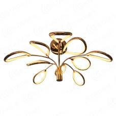 Светодиодная люстра неуправляемая MAGNOLIA GOLD 60W R-730-NW-GOLD/OPAL-220-IP20/4000K