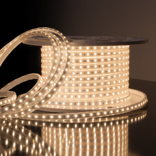 Светодиодная лента  220V 9,6W 60Led 2835 IP65, белый 4200К (LS010 ) - 50 метров