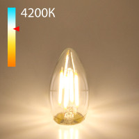 Светодиодная лампа свеча BLE2706 9W 4200K E27 (CW35 прозрачный) Светодиодная лампа свеча BLE2706 9W 4200K E27 (CW35 прозрачный)