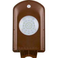 Светодиодный уличный фонарь консольный на солнечной батарее Feron SP2331 2W 6400K IP65, с датчиком движения, серый 32025