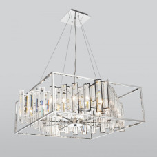 Большая подвесная люстра с хрусталем Cella 312/9 Strotskis