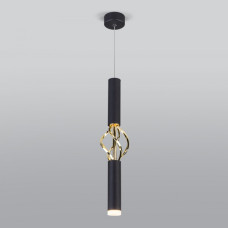 Подвесной светодиодный светильник Lance 50191/1 LED черный/золото