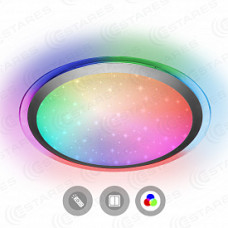 Управляемый светодиодный светильник ARION 40W RGB R-430-SHINY/SILVER-220-IP44